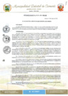 Vista preliminar de documento ORDENANZA MUNICIPAL N° 010-2019-MDC-CM