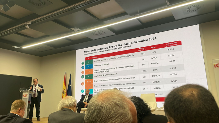 La Embajada del Perú en España participa en foro internacional sobre la seguridad jurídica en inversiones de infraestructura en Latinoaméric