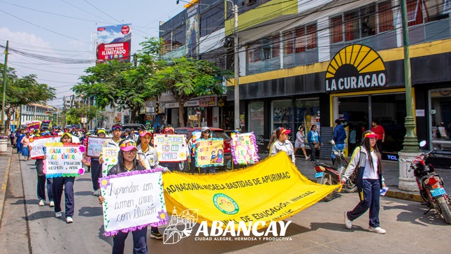 Exitosa Marcha De Sensibilización Del Programa “PRITE” Congregó A Un Gran Número De Ciudadanos De Abancay.
34 