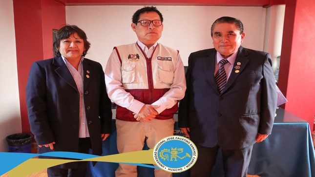 El rector de la Universidad Nacional José Faustino Sánchez Carrión, César Díaz Valladares, sostuvo una importante reunión con el alcalde del distrito de Aucallama, distrito de Huaral, Edwin Valdivia.