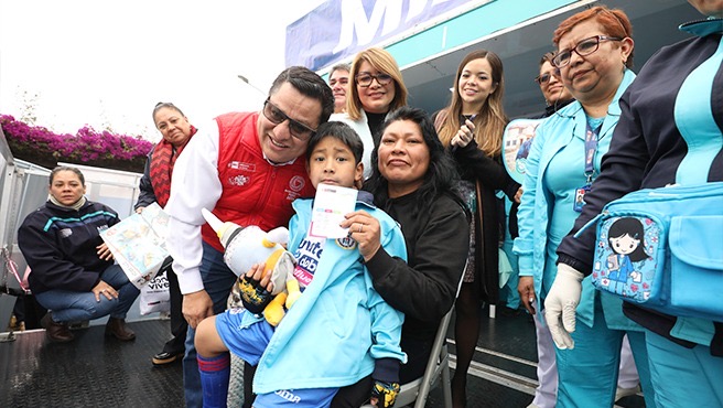 Minsa inició el barrido nacional de vacunación contra el sarampión con la meta de proteger a más de 2.8 millones de niños