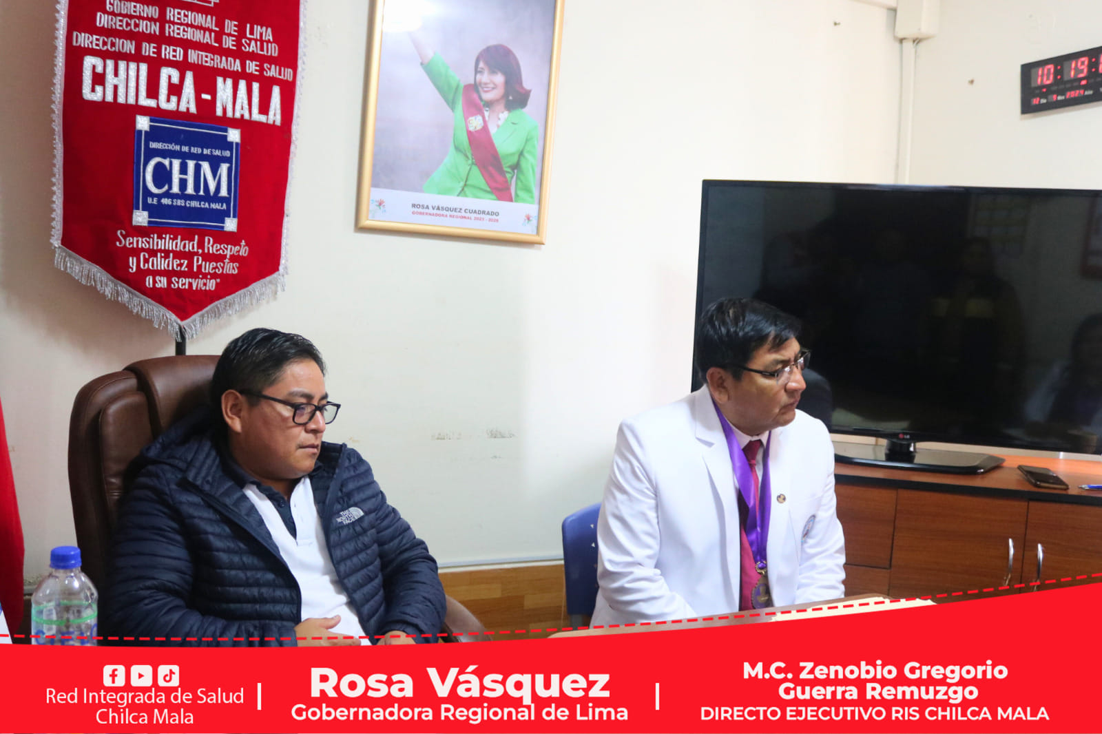 RIS Chilca Mala y Colegio Médico del Perú coordinan acciones para el mejoramiento del sistema de salud