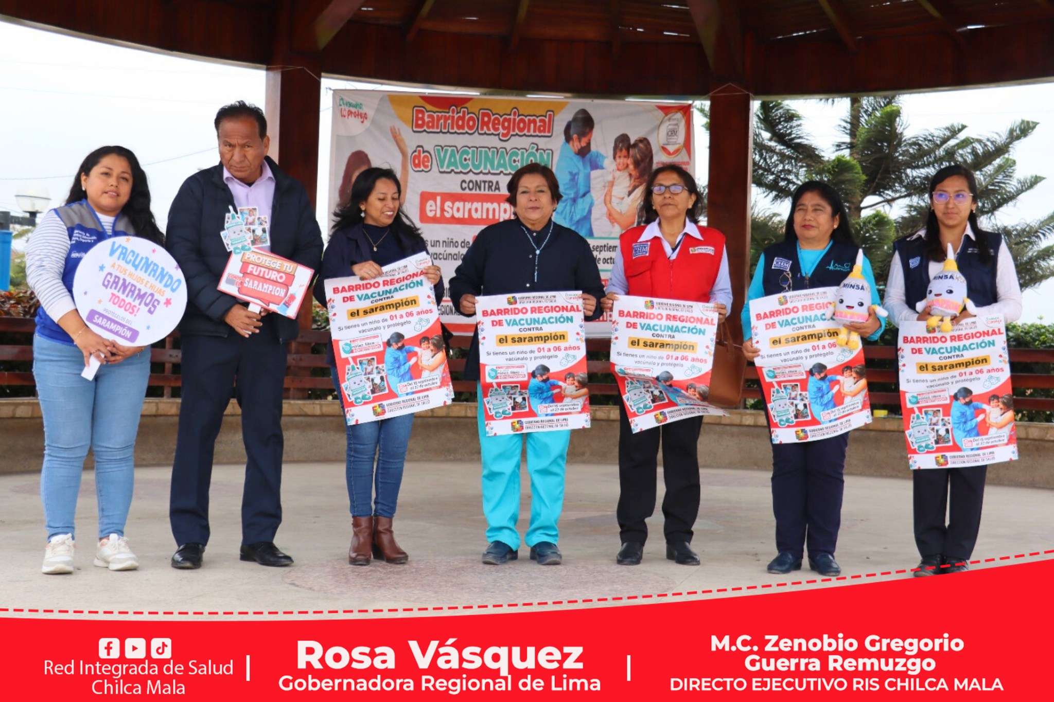 RIS Chilca Mala realizó Lanzamiento del Barrido de Vacunación contra el Sarampión