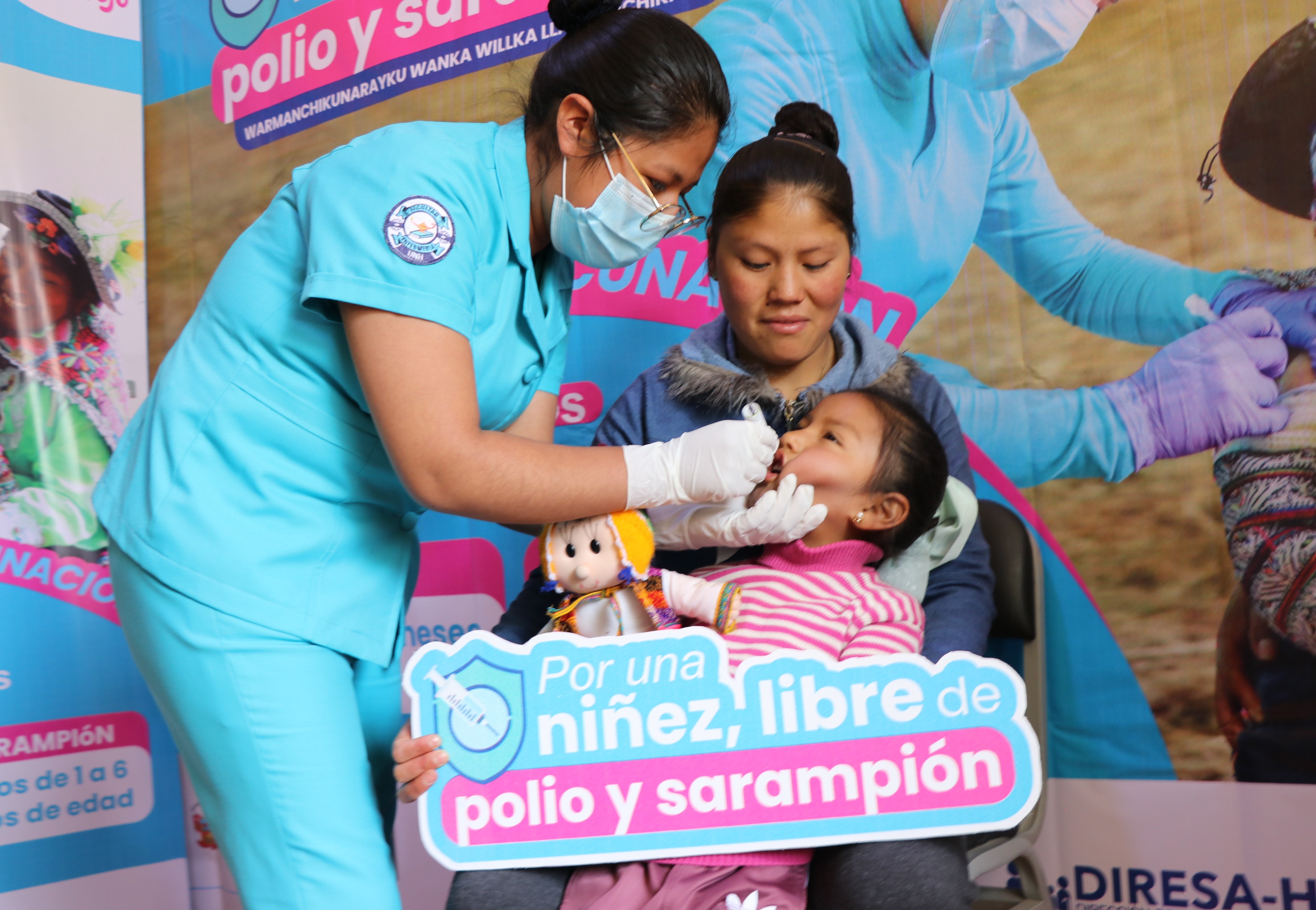 Barrido Nacional de Vacunación contra la Polio y el Sarampión