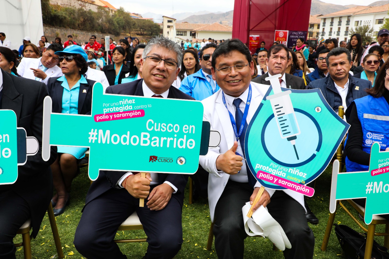 Para garantizar una niñez libre de polio y sarampión, el Gobierno Regional Cusco mediante la Gerencia Regional de Salud (GERESA) inició el barrido nacional de vacunación contra estas enfermedades y tiene la meta de vacunar a 124 413 niñas y niños en la región cusqueña.