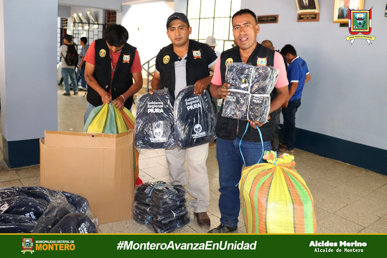 Entrega de indumentaria