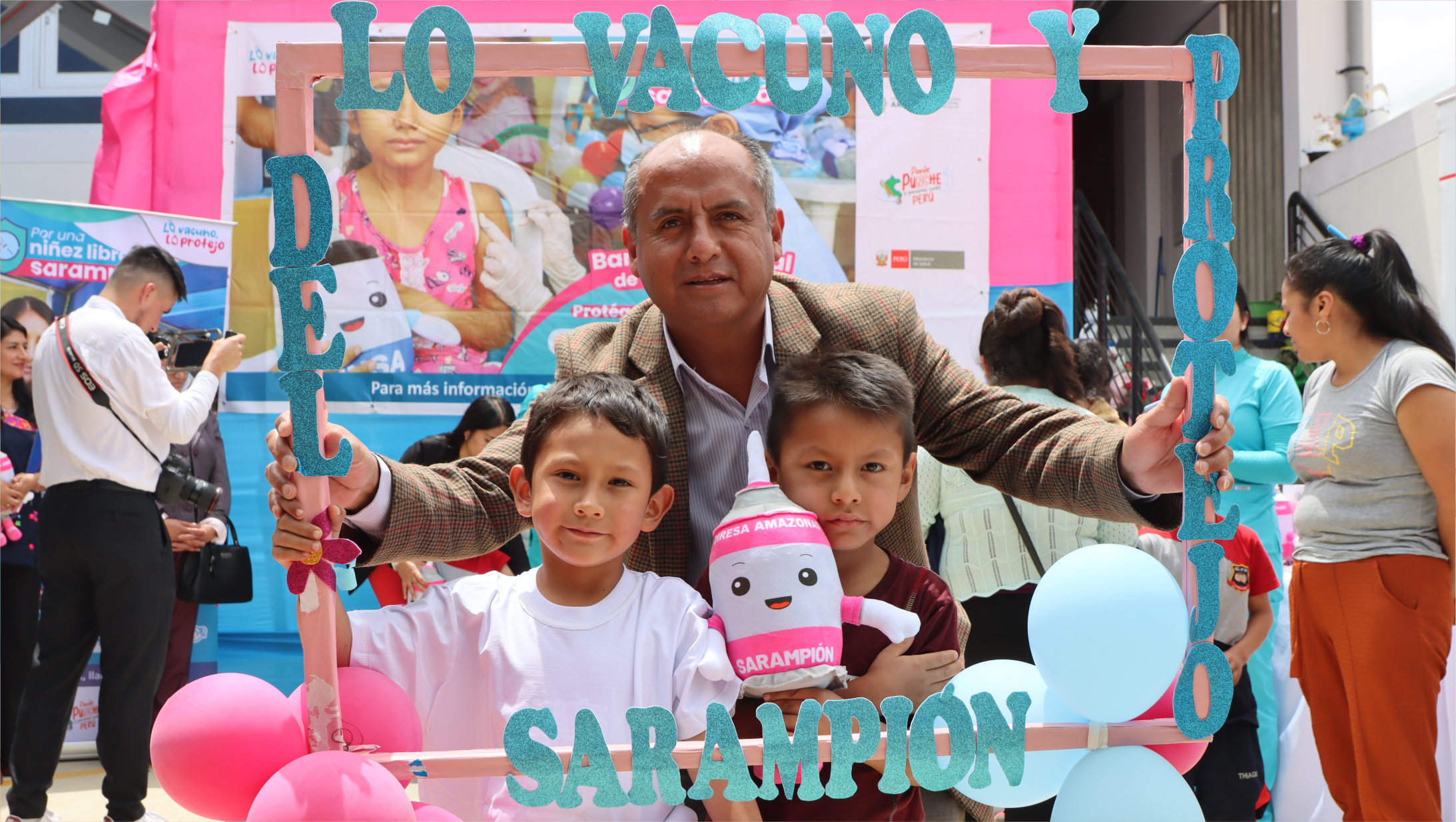 DRE Amazonas se une al Lanzamiento del Barrido de Vacunación Contra el Sarampión