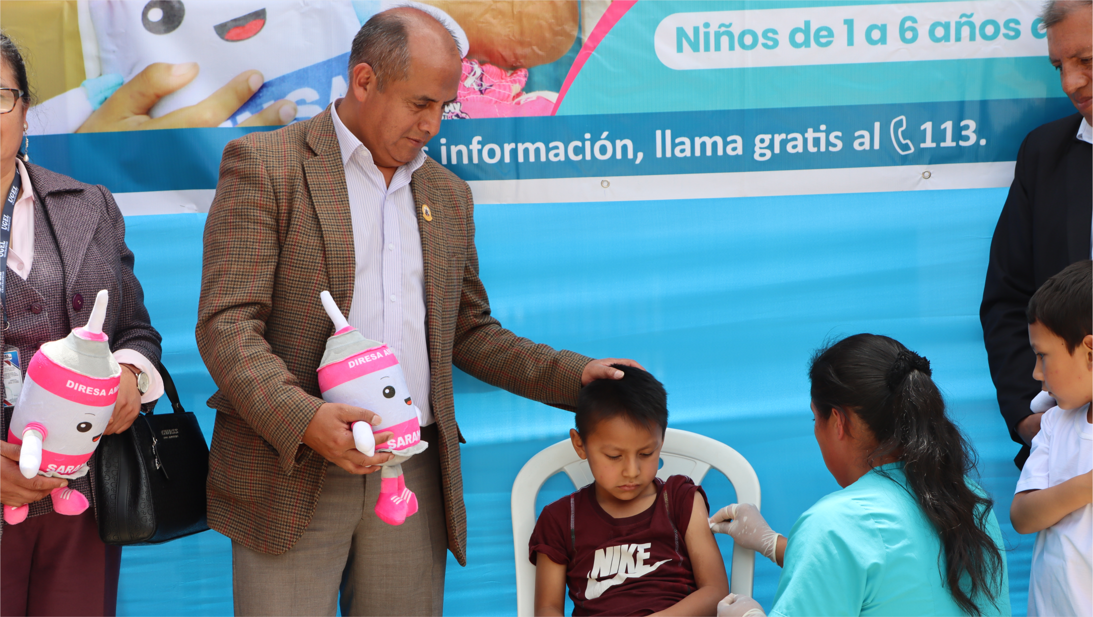 DRE Amazonas se une al Lanzamiento del Barrido de Vacunación Contra el Sarampión