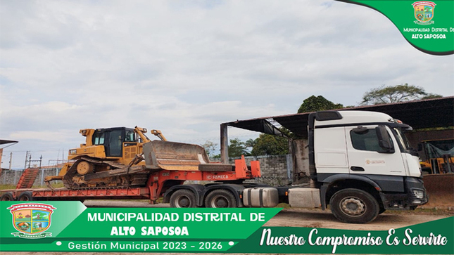 tractor en la cama baja