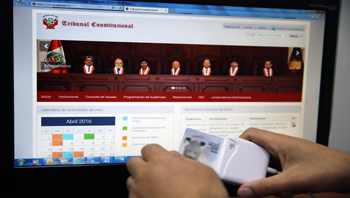 Tribunal Constitucional usará firma digital en todas sus resoluciones