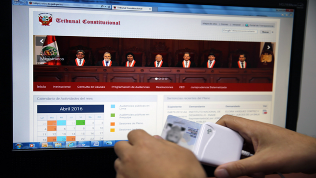 Tribunal Constitucional usará firma digital en todas sus resoluciones