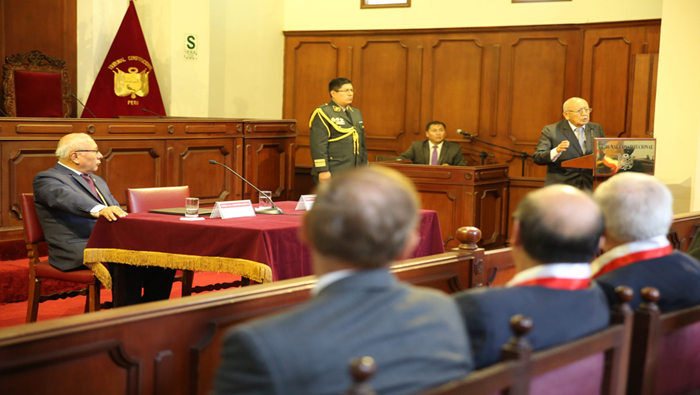 Tribunal Constitucional y Fuero Militar suscribieron convenio