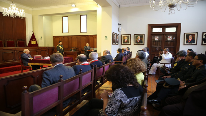Tribunal Constitucional y Fuero Militar suscribieron convenio