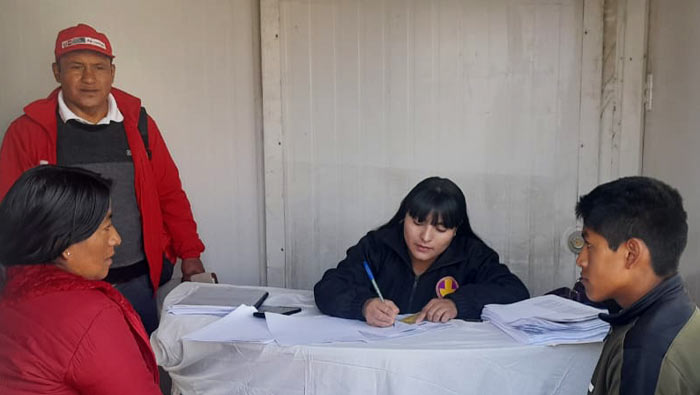 Caravana Contigo llegó a uno de los distritos más alejados de La Libertad donde se certificó a más de 80 personas con discapacidad