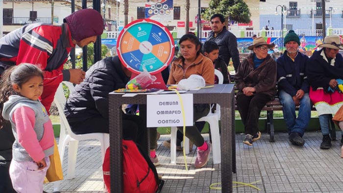Caravana Contigo llegó a uno de los distritos más alejados de La Libertad donde se certificó a más de 80 personas con discapacidad