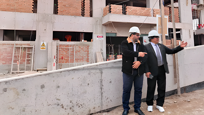 Jefe del AGN supervisa avances en la obra del Archivo Regional de Tacna
