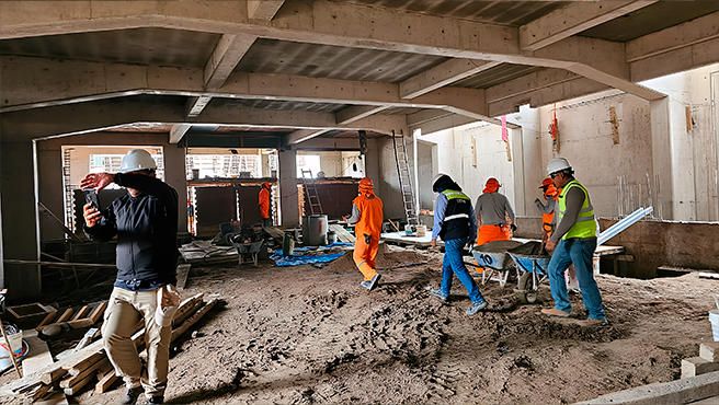 Jefe del AGN supervisa avances en la obra del Archivo Regional de Tacna