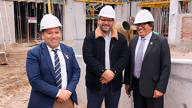 Jefe del AGN supervisa avances en la obra del Archivo Regional de Tacna