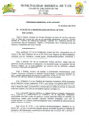 Vista preliminar de documento ORDENANZA MUNICIPAL N° 001-20219-MDT