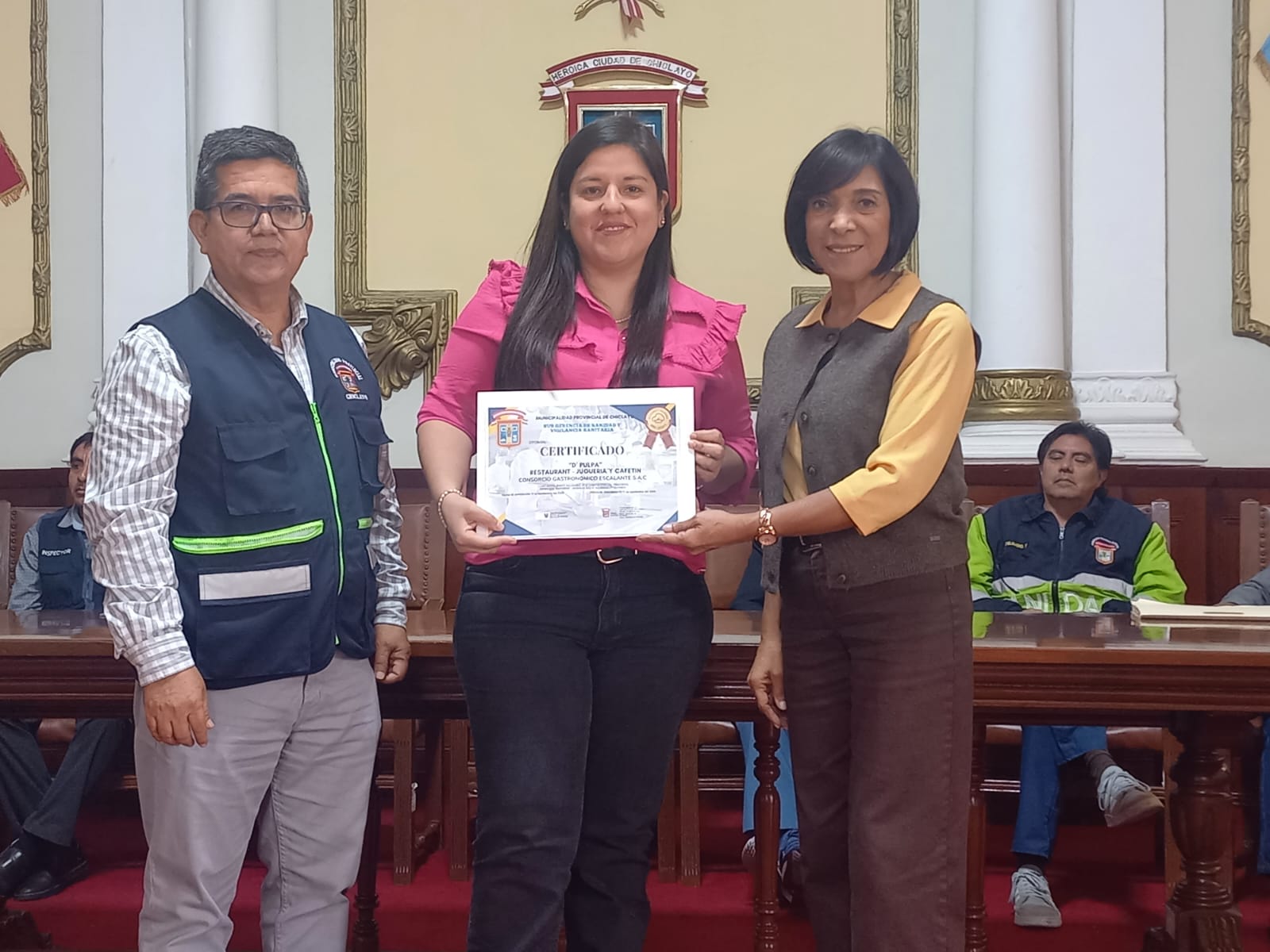 entrega de certificado