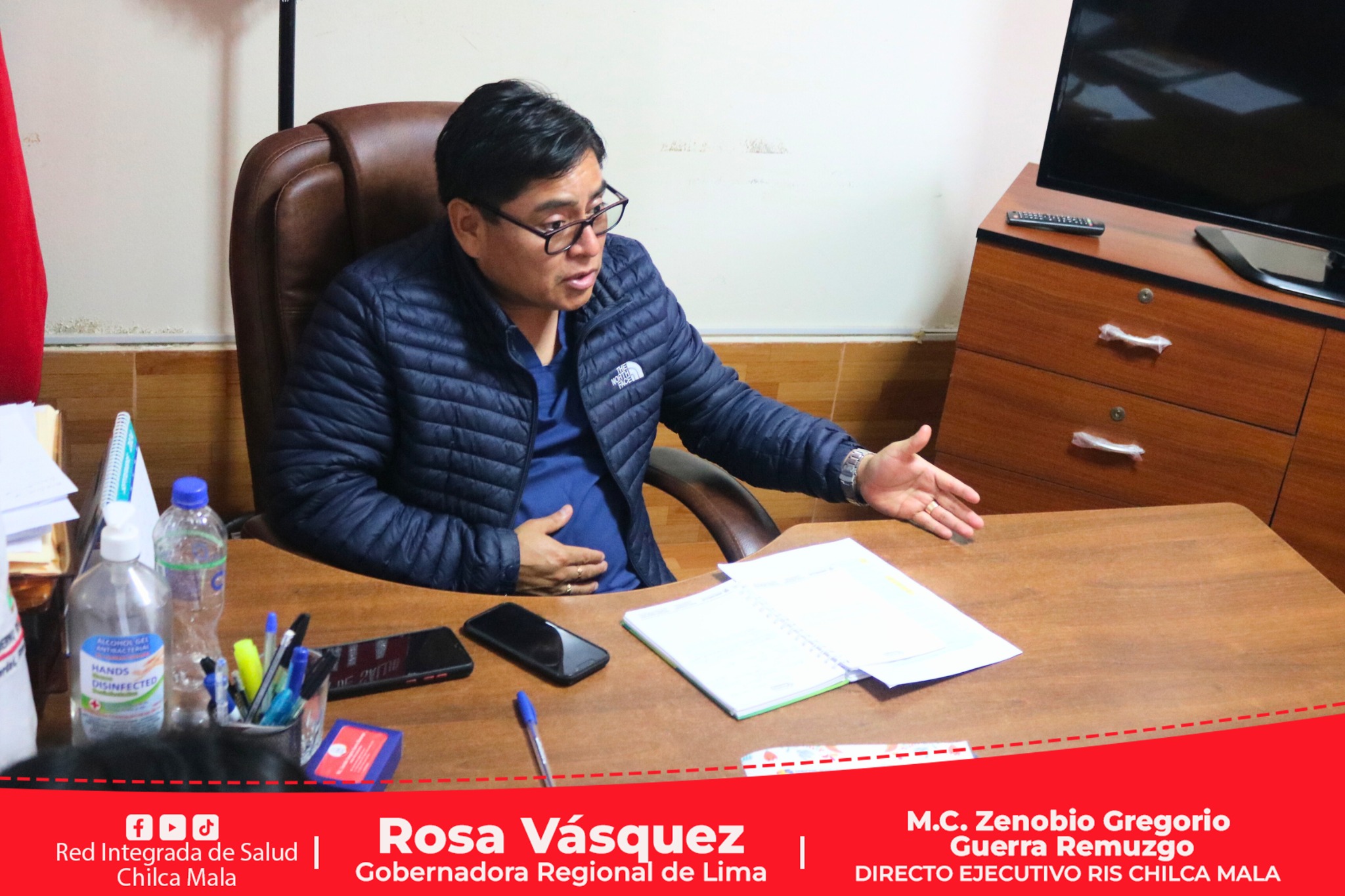 Director Ejecutivo de la RIS Chilca Mala se reúne con su Equipo de Gestión