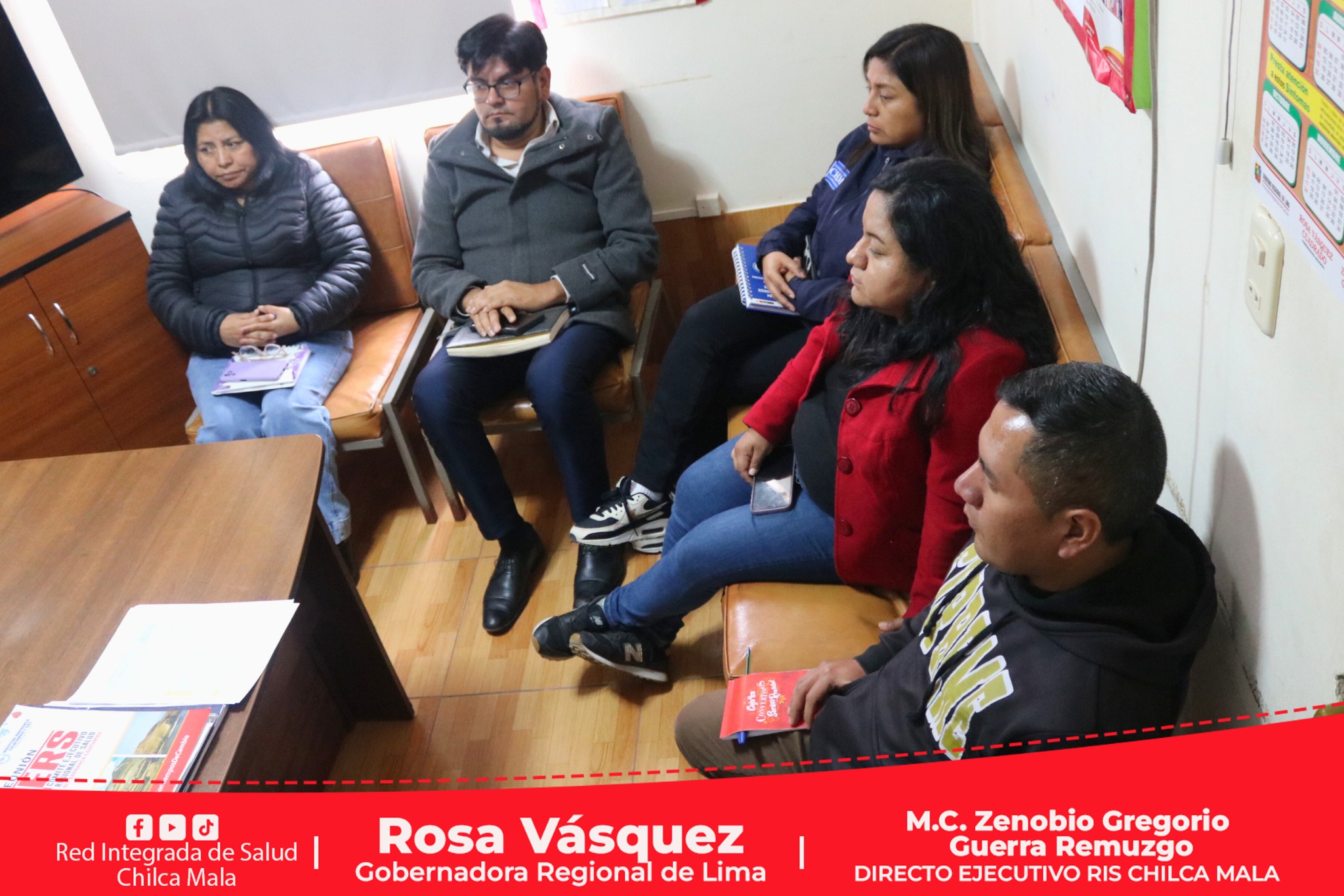 Director Ejecutivo de la RIS Chilca Mala se reúne con su Equipo de Gestión