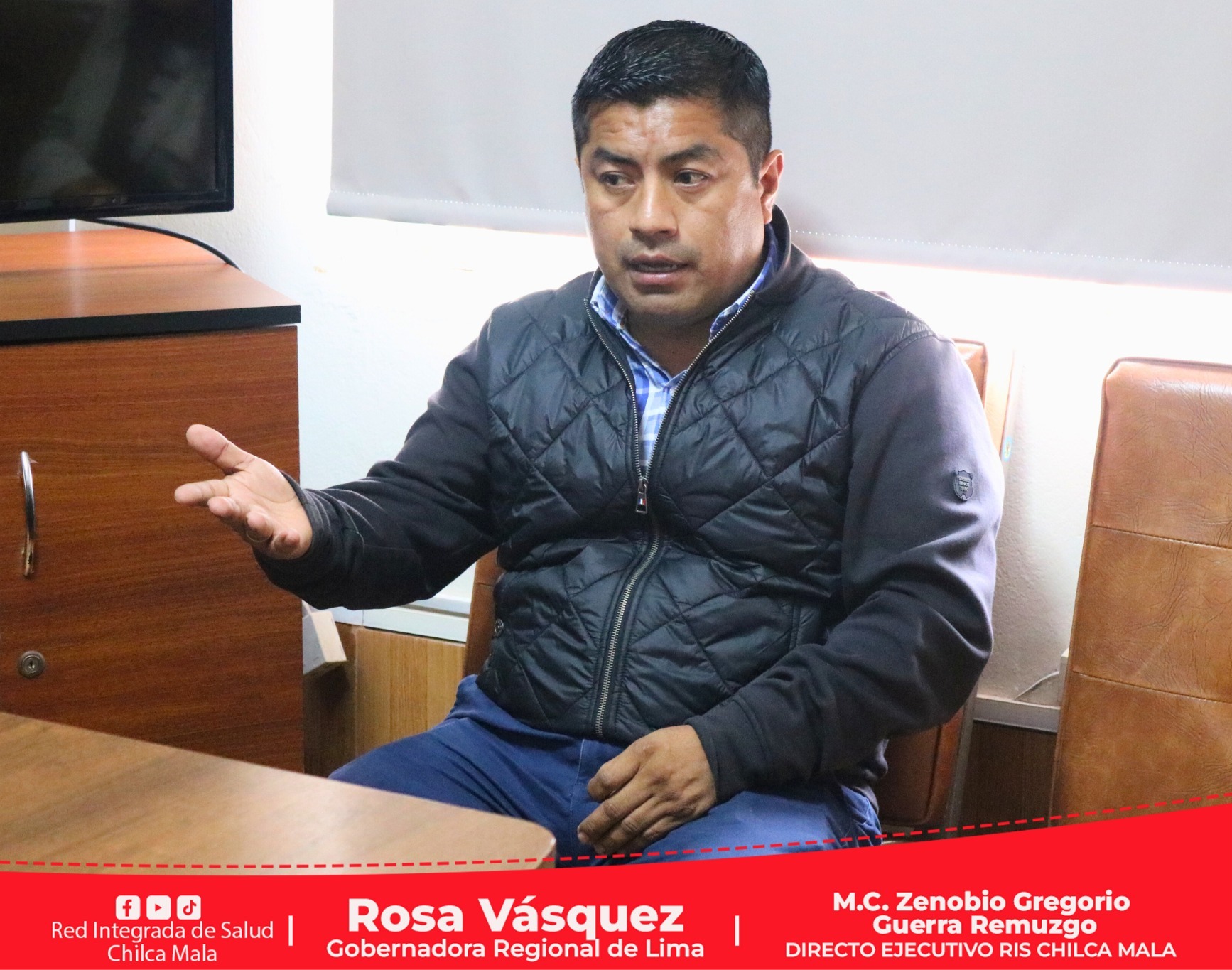 Director Ejecutivo de la RIS Chilca Mala se reunió con Consejero Regional para exponer realidad situacional de la institución