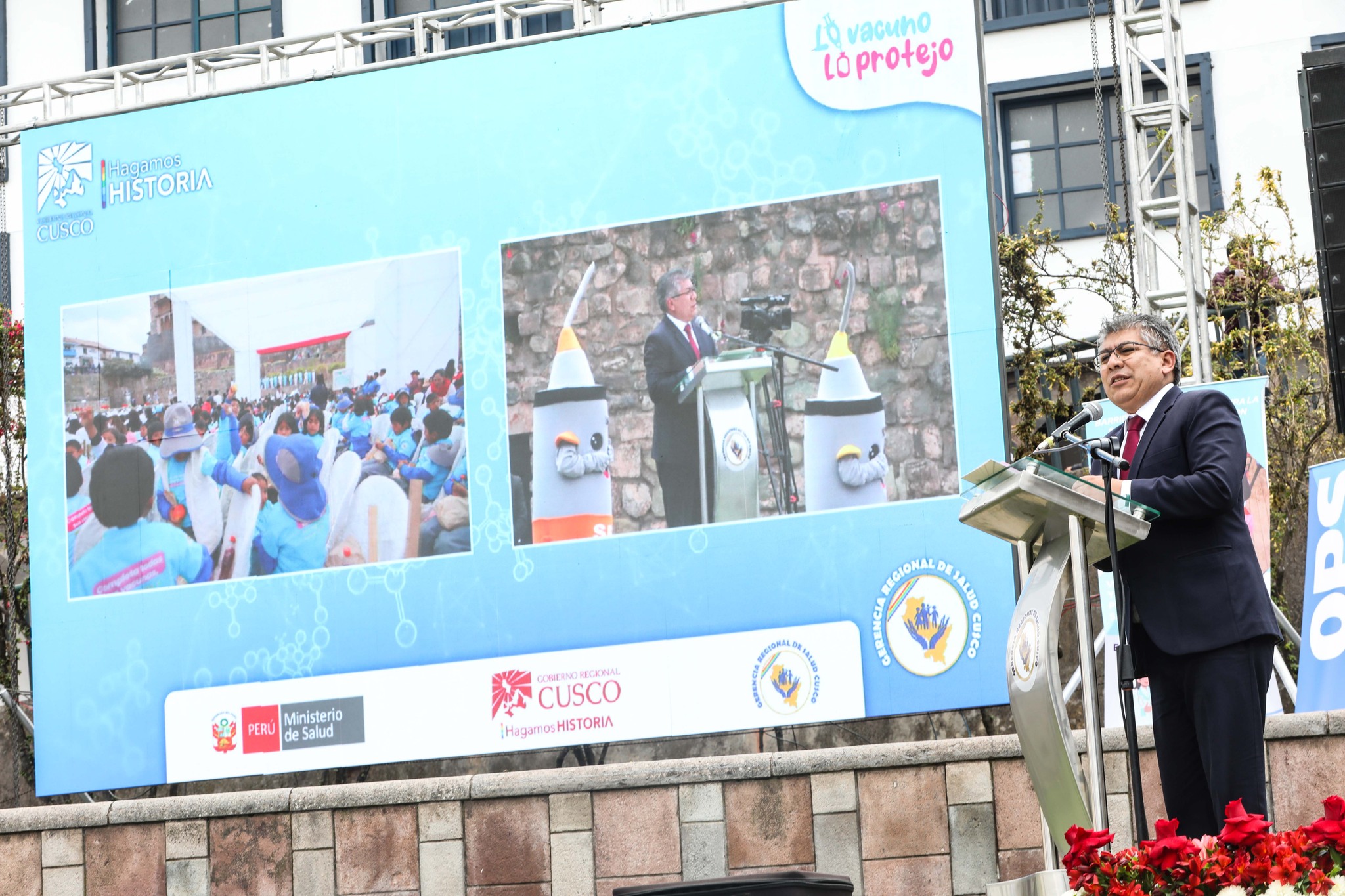Werner Salcedo Álvarez Desde El Cusco Inició Barrido Nacional De Vacunación Contra Polio Y La Sarampión