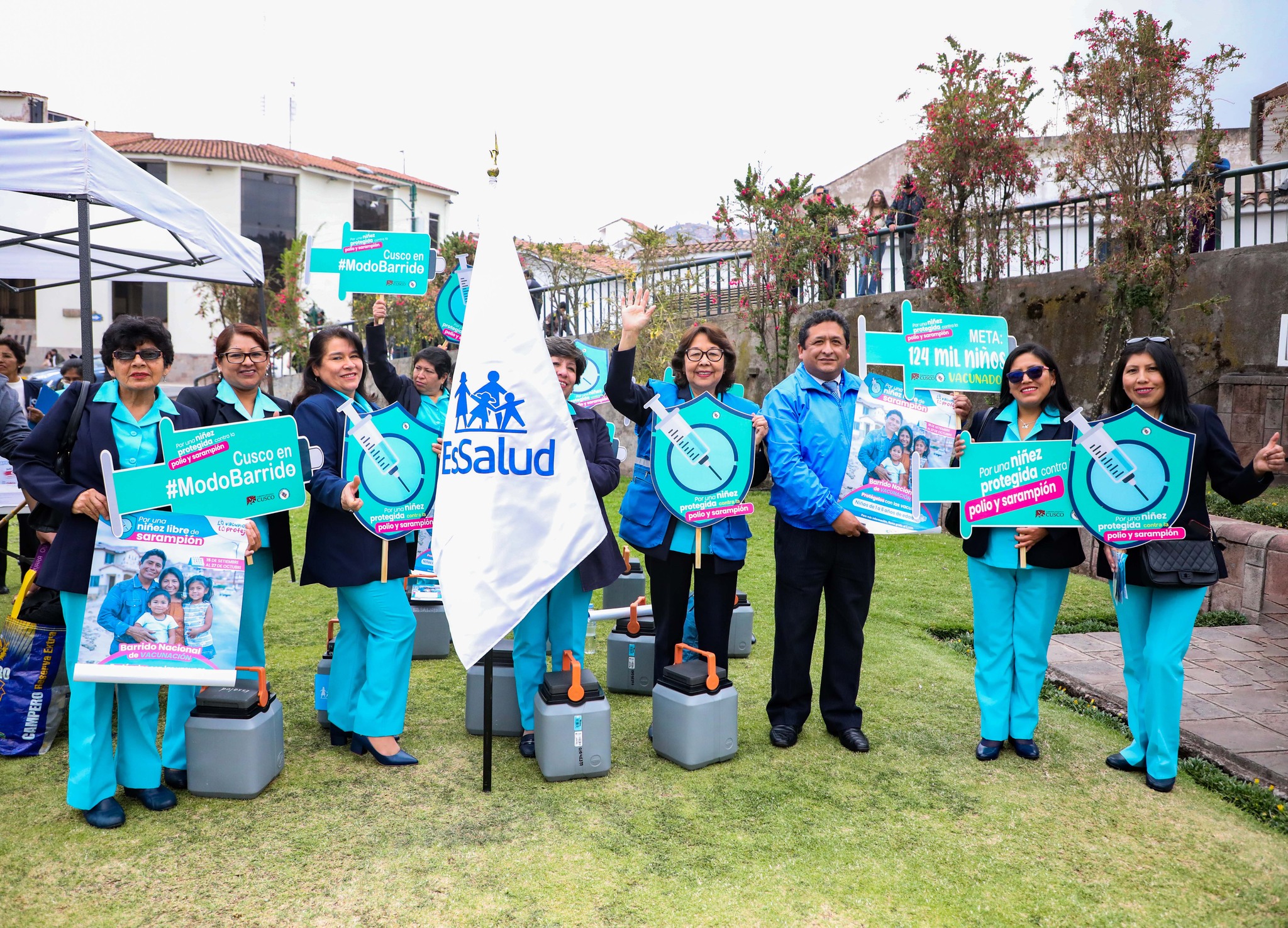 Werner Salcedo Álvarez Desde El Cusco Inició Barrido Nacional De Vacunación Contra Polio Y La Sarampión