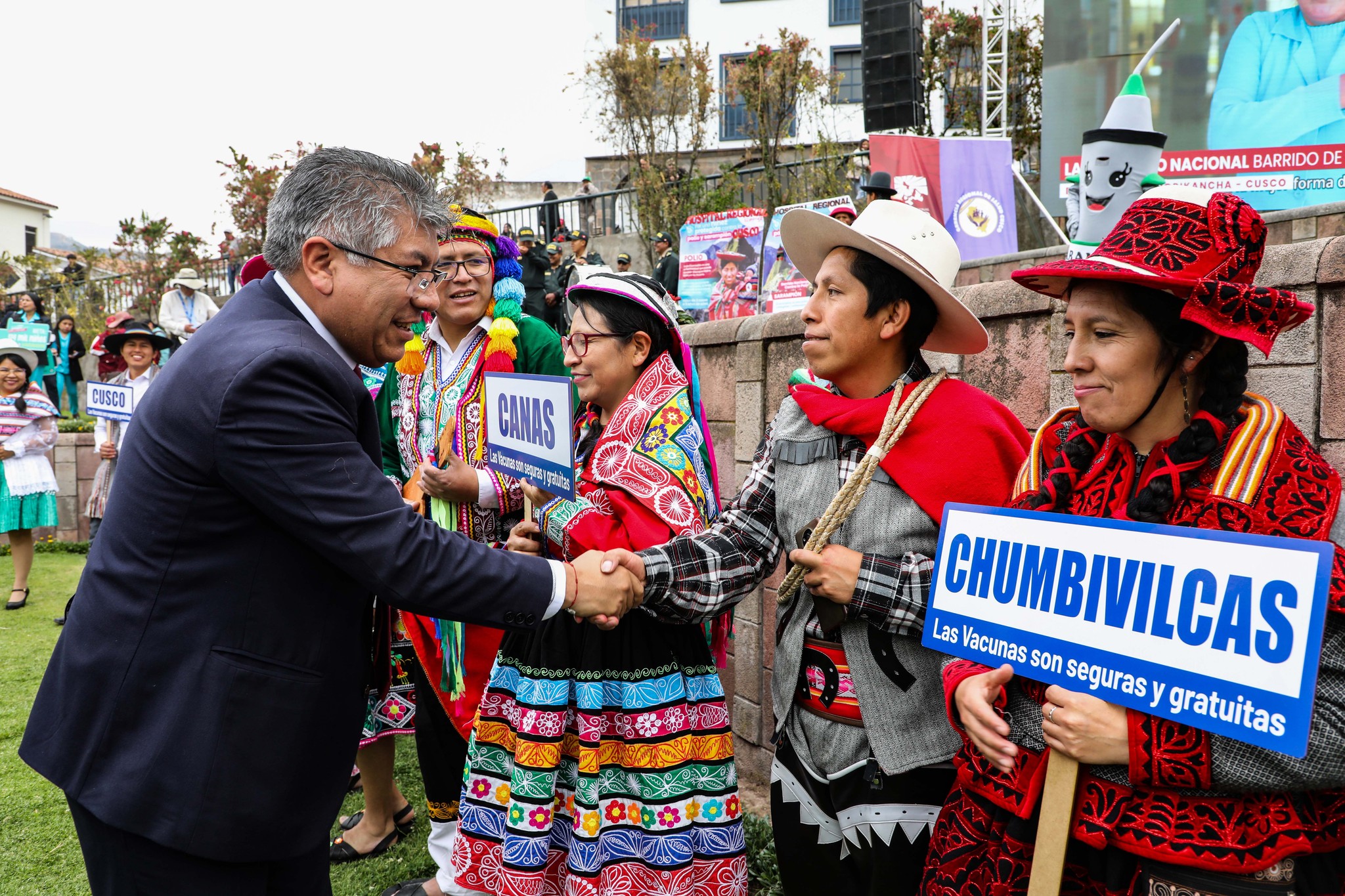 Werner Salcedo Álvarez Desde El Cusco Inició Barrido Nacional De Vacunación Contra Polio Y La Sarampión