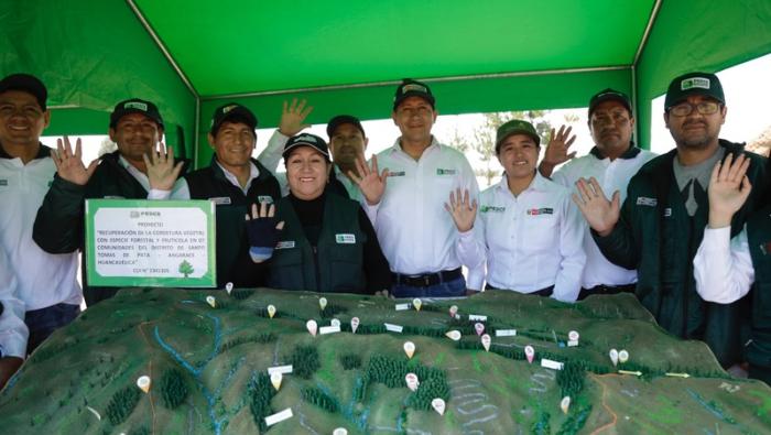 Se trata de una obra ejecutada por el Proyecto Especial Sierra Centro Sur, del MIDAGRI, que asegurará el riego de 475 hectáreas.