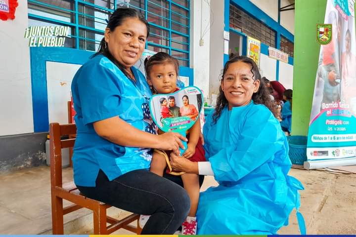 Foto 702 niños es la meta de vacunación contra el sarampión