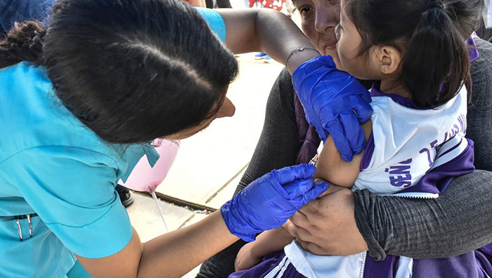 vacunación de niños 