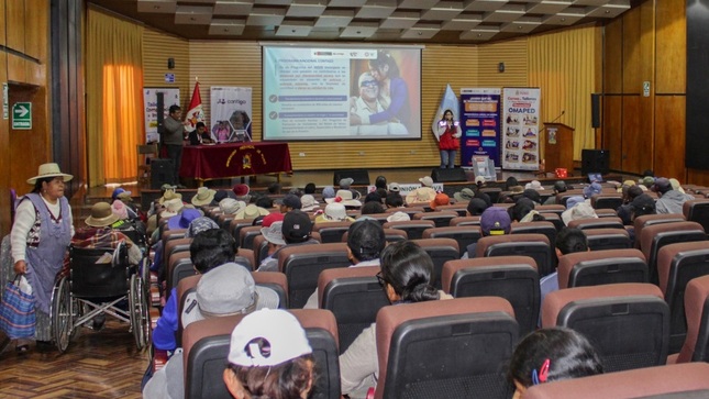 OMAPED realizó charla informativa sobre el acceso a subvención económica para personas con discapacidad
