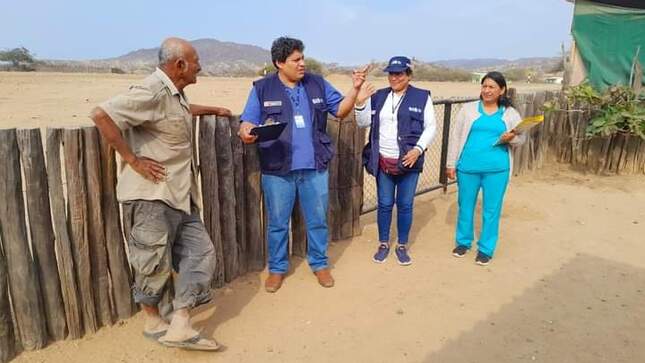 Foto Trabajando juntos por la salud SIS y municipalidad de Canoas de Punta Sal 