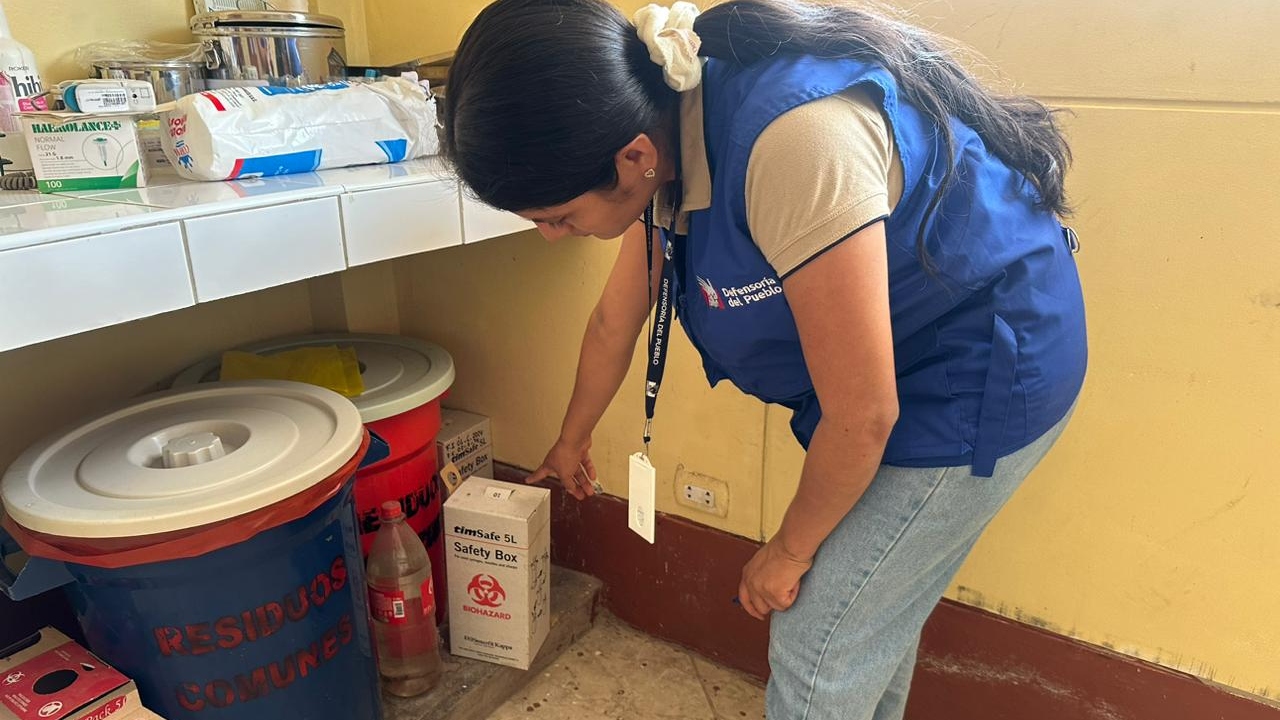 residuos sólidos en puesto de salud