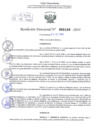 Vista preliminar de documento Resolución Directoral. N° 2100 - 2024 