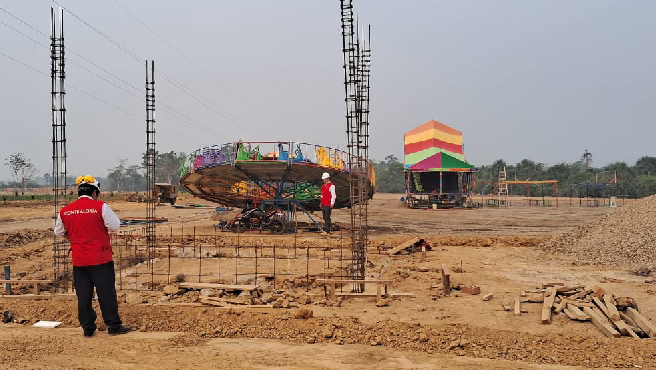 Madre de Dios.- La Contraloría General detectó situaciones adversas en la obra conocida como el campo ferial del Km 14, en el distrito de Tambopata, entre las cuales se mencionan las deficiencias de construcción que ponen en riesgo la integridad estructural, la calidad y costo del proyecto que es ejecutado por el Gobierno Regional de Madre de Dios y será usado para la Expoamazónica 2024.