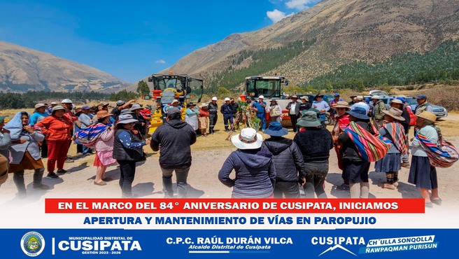 Iniciamos la apertura y mantenimiento de vΓas en Paruopujio, mejorando la conectividad para todos