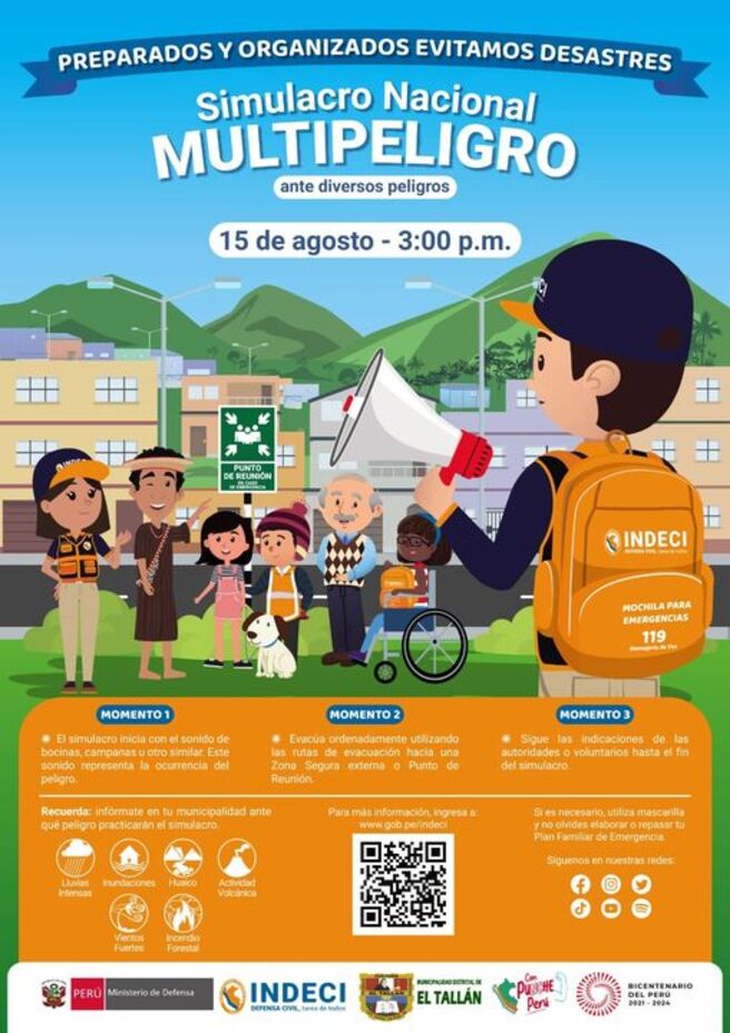 Simulacro Nacional Multipeligro 2024