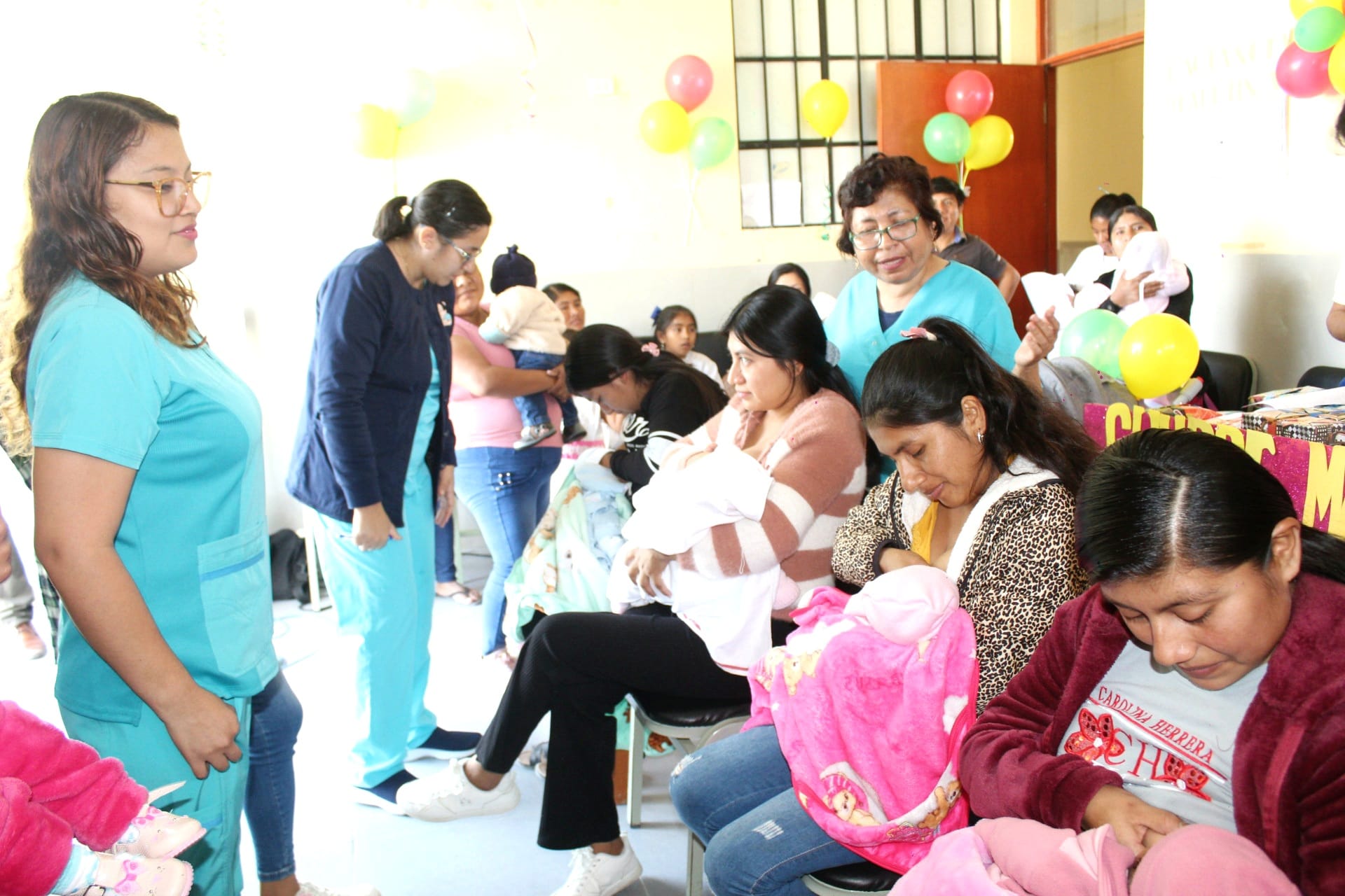 Concurso del "Churre Mamón" en la Semana de la Lactancia Materna
