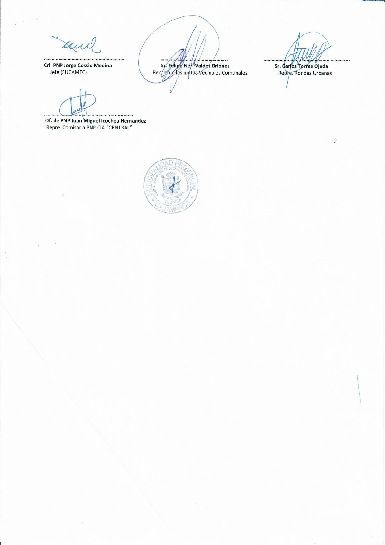 Acta De La Cuarta Sesión Extraordinaria de COPROSEC realizada el 21 de agosto del 2024