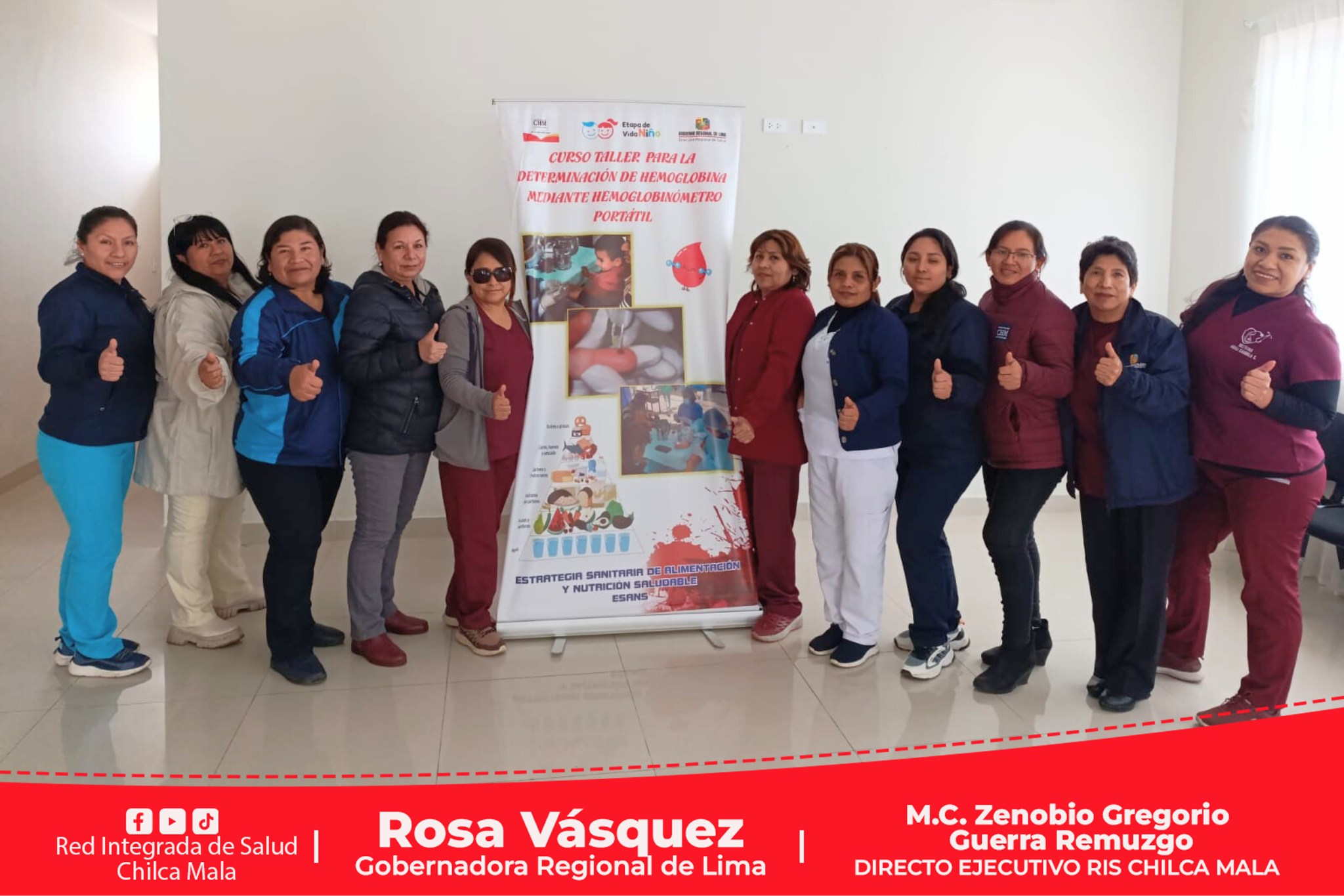 RIS Chilca Mala: V Taller de Determinación de Hemoglobina mediante Hemoglobinómetro Portátil