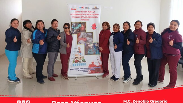RIS Chilca Mala: V Taller de Determinación de Hemoglobina mediante Hemoglobinómetro Portátil 