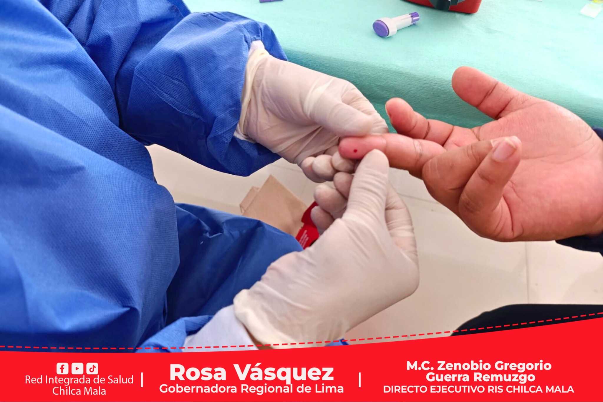 RIS Chilca Mala: V Taller de Determinación de Hemoglobina mediante Hemoglobinómetro Portátil