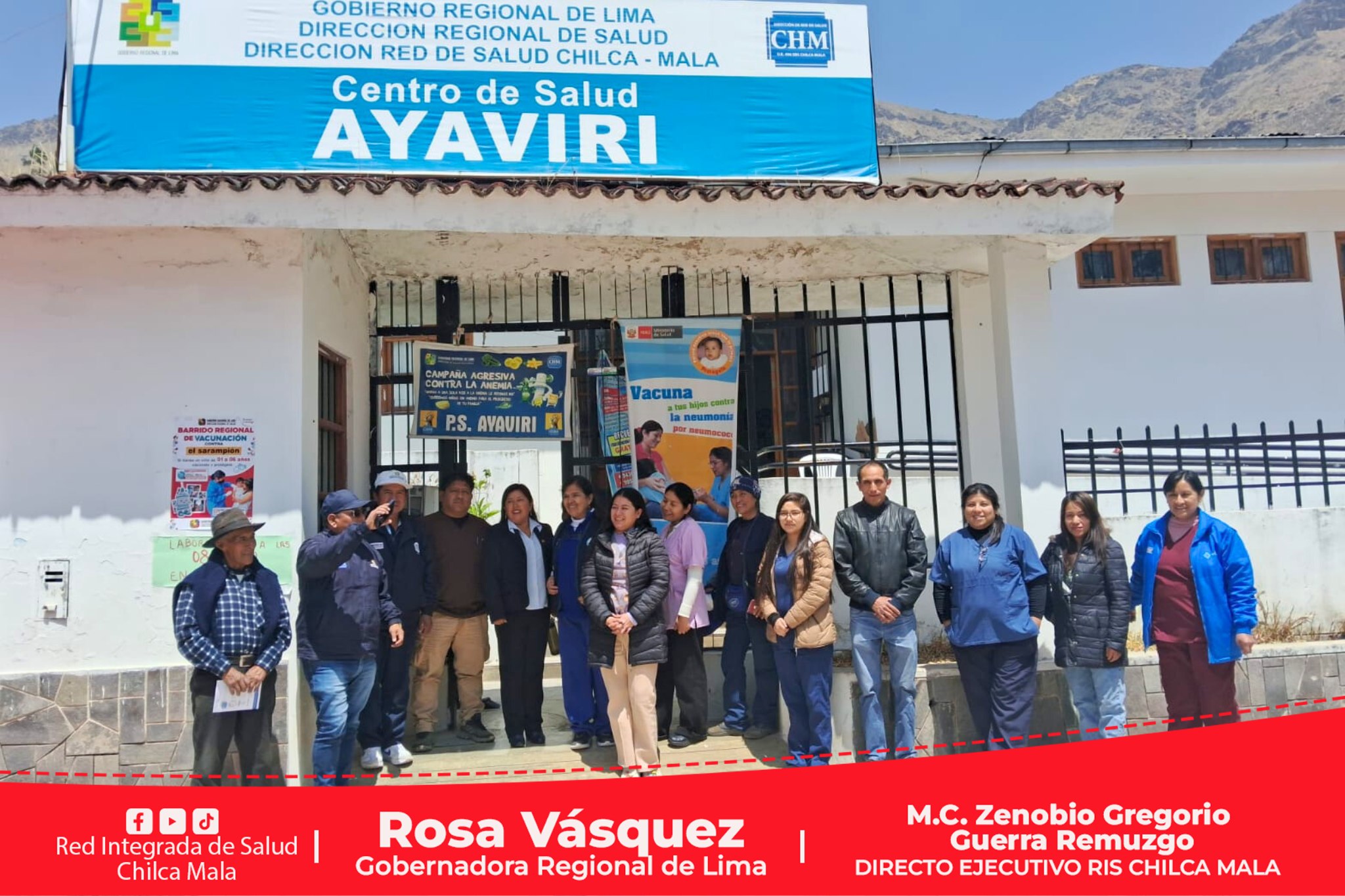 Con gran éxito se desarrolló campaña integral de salud en el distrito de Ayavirí - Yauyos