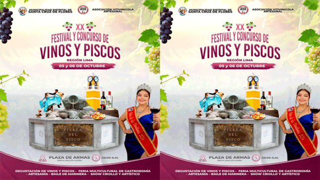 ¡Invitación Especial al XX Festival y Concurso de Vinos y Piscos!