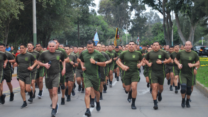 Se realizó carrera cívico-militar en homenaje a las FFAA y el Bicentenario de las batallas de Junín y Ayacucho