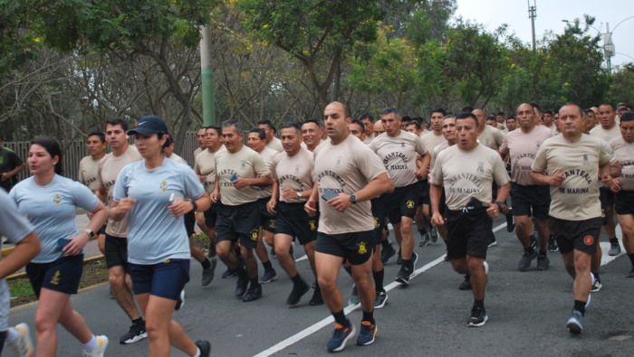 Se realizó carrera cívico-militar en homenaje a las FFAA y el Bicentenario de las batallas de Junín y Ayacucho
