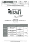 Vista preliminar de documento 03-PE04-DI-01 Directiva de Control de Información Documentada del SGAS v.01